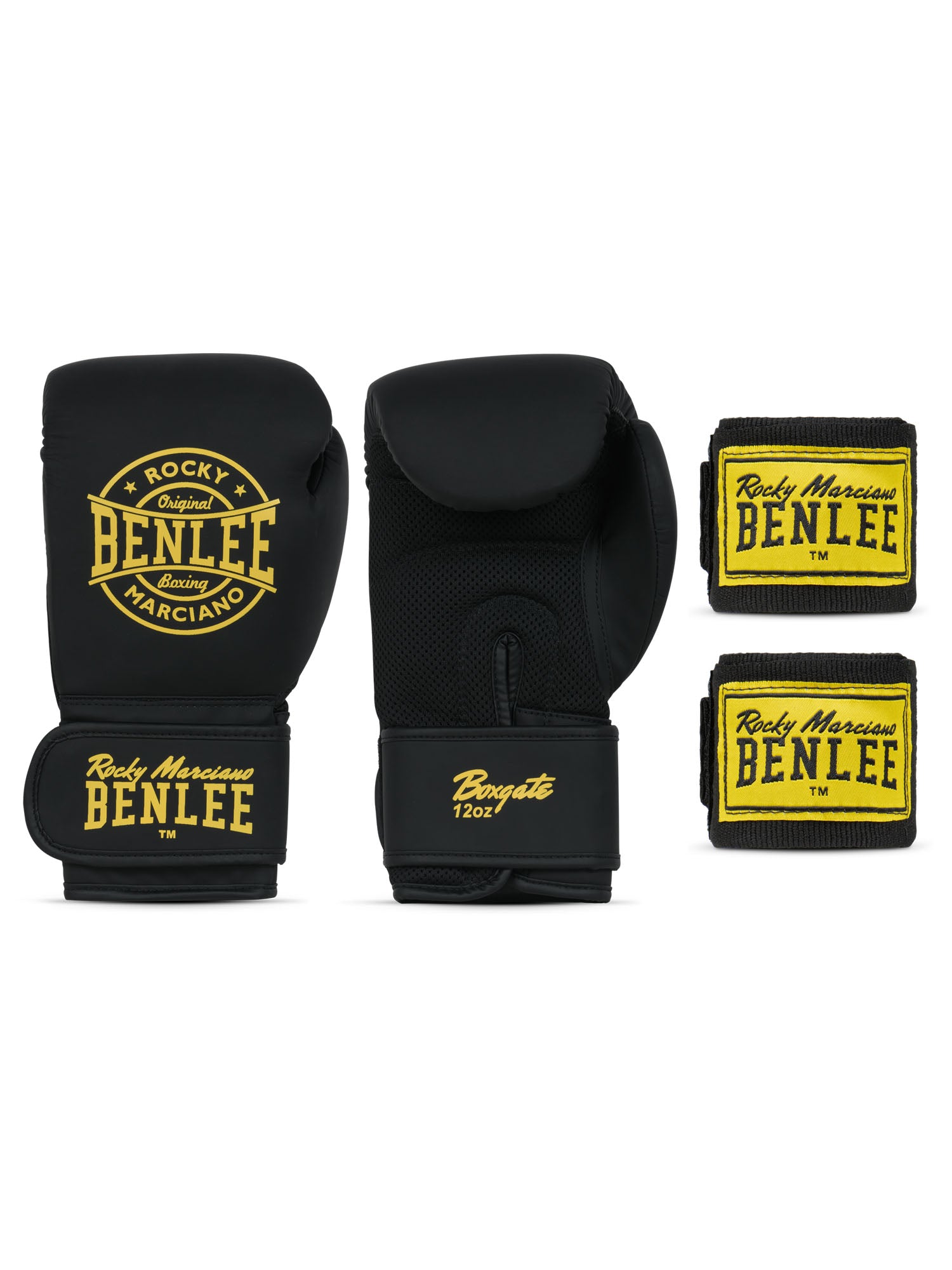 BENLEE Einsteiger-Boxset mit Handschuhen und 3 m Bandagen, ideal für Kinder und Erwachsene in verschiedenen Grössen