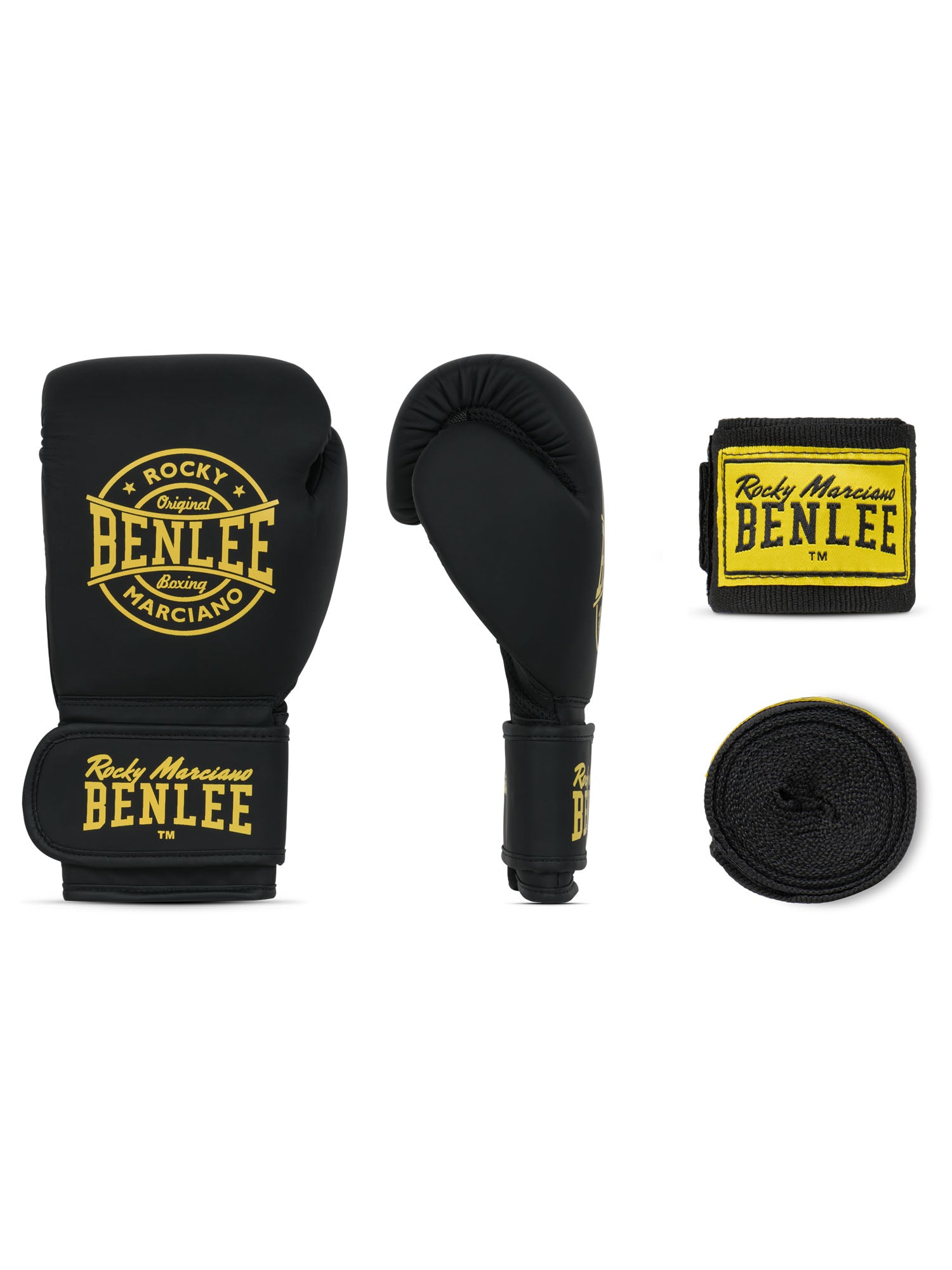 BENLEE Einsteiger-Boxset mit Handschuhen und 3 m Bandagen, ideal für Kinder und Erwachsene in verschiedenen Grössen