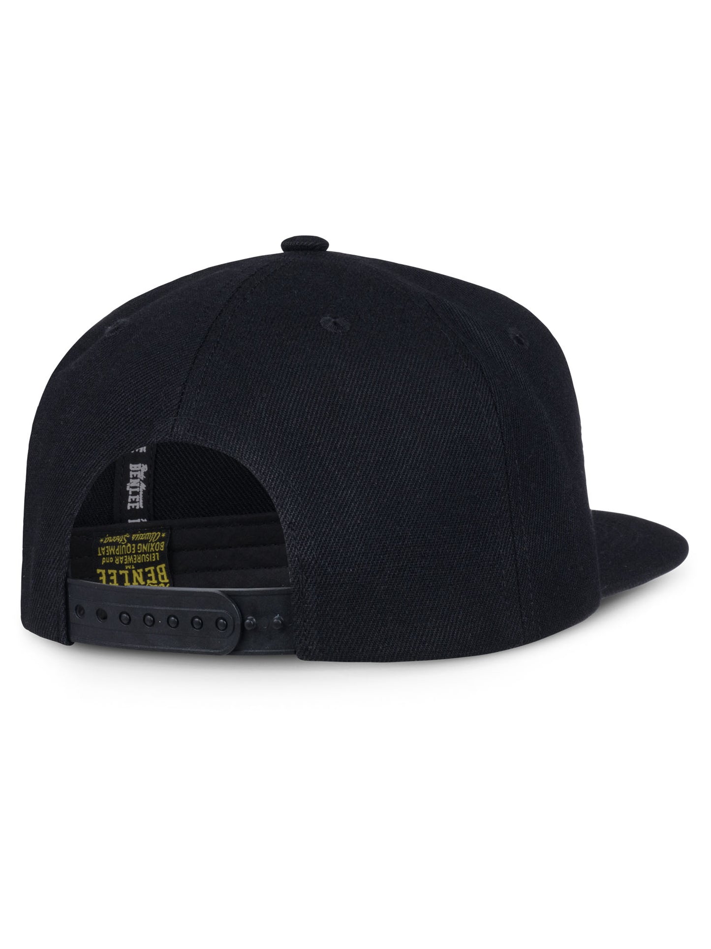 Schwarze BENLEE Snapback-Kappe mit Logo