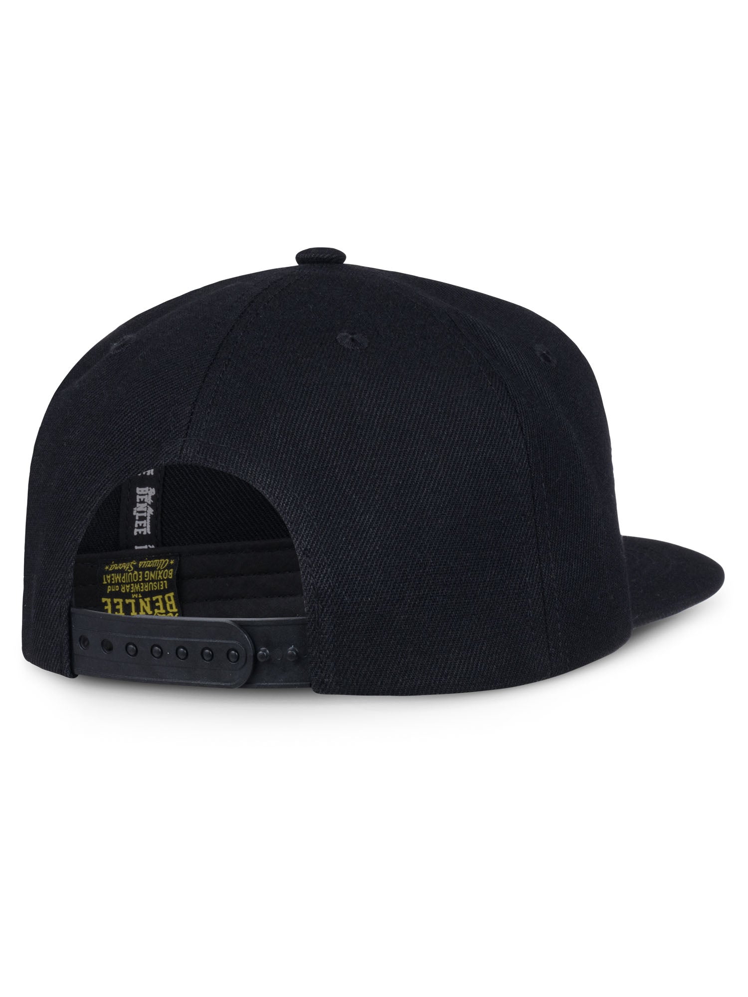 Schwarze BENLEE Snapback-Kappe mit Logo