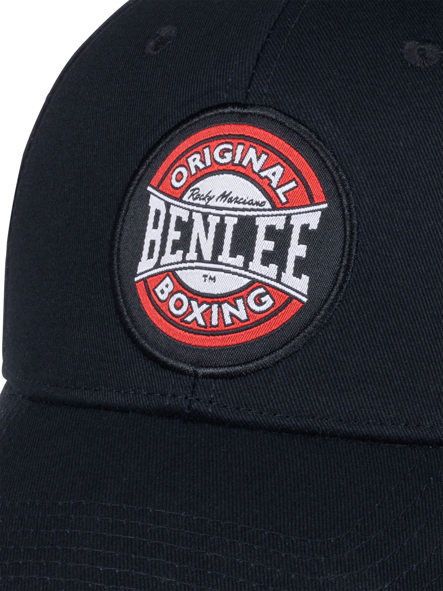 BENLEE Logo-Patch auf schwarzer Baumwollkap