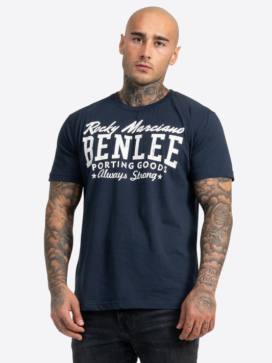 BENLEE 190104 Retro Logo T-Shirt - Dunkel Navy