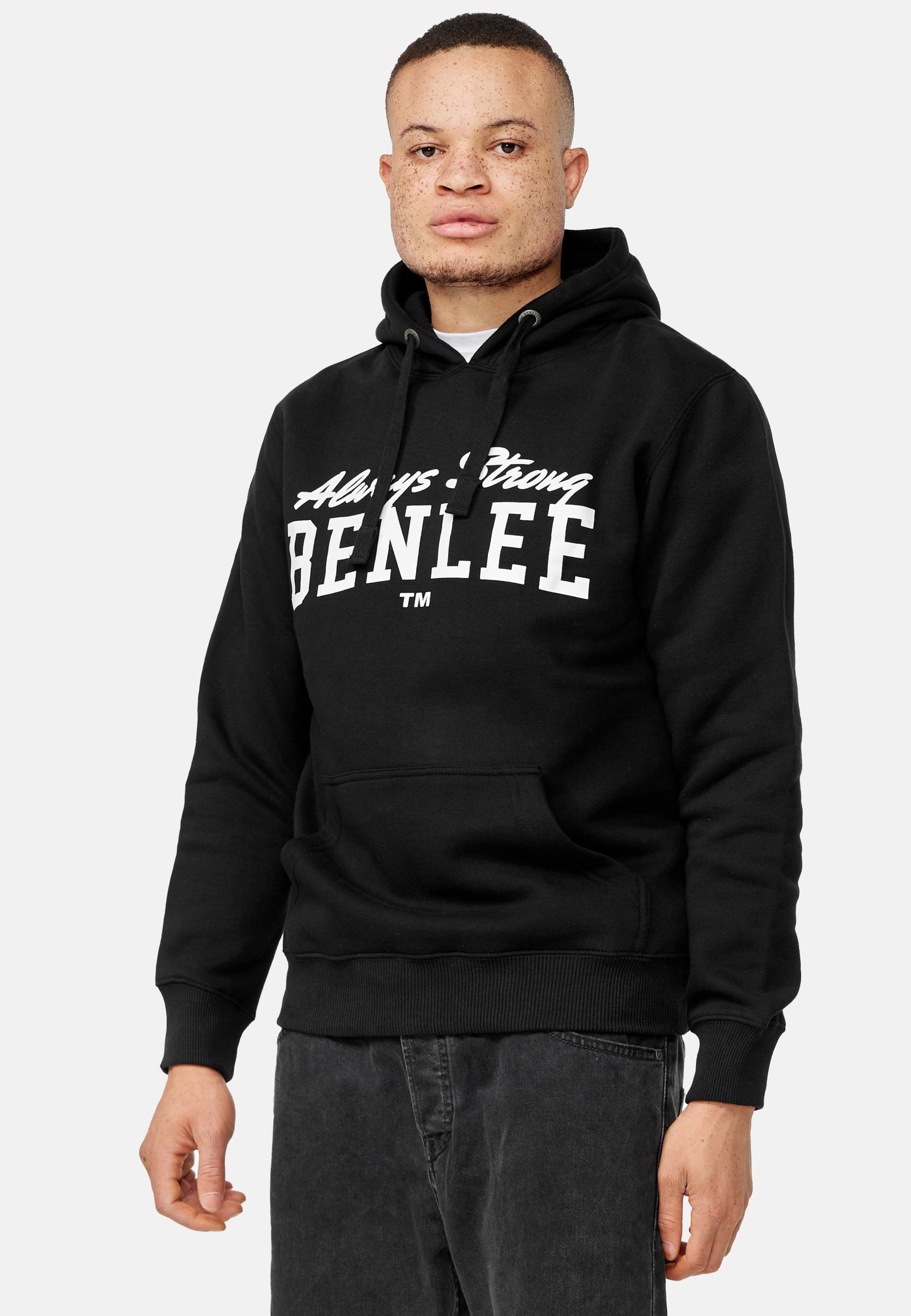 BENLEE 190731  Hood Strong Kapuzensweatshirt - Schwarz