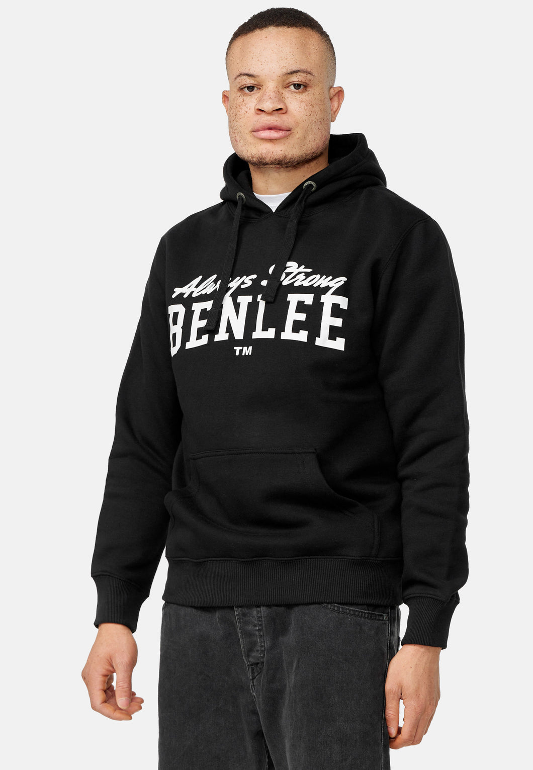 BENLEE 190731  Hood Strong Kapuzensweatshirt - Schwarz