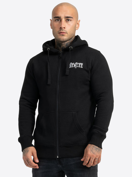 BENLEE 190732  Chest Logo Kapuzensweatjacke - Schwarz