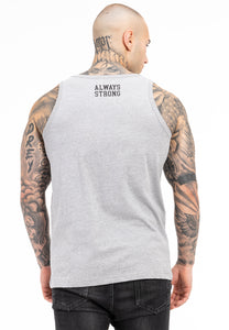 BENLEE  190774 Ludica Singlet- Marl Grey