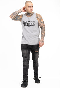 BENLEE  190774 Ludica Singlet- Marl Grey