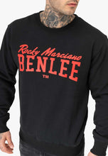 Laden Sie das Bild in den Galerie-Viewer, BENLEE  190776 Rinston Sweatshirt Schwarz

