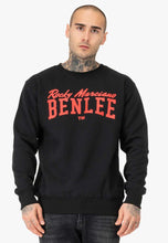 Laden Sie das Bild in den Galerie-Viewer, BENLEE  190776 Rinston Sweatshirt Schwarz
