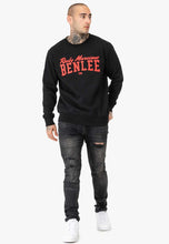 Laden Sie das Bild in den Galerie-Viewer, BENLEE  190776 Rinston Sweatshirt Schwarz

