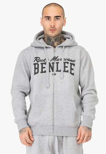 BENLEE  190777 Vitalino Kapuzensweatjacke Marl Grey