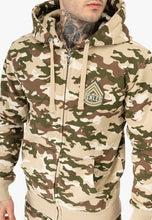 Laden Sie das Bild in den Galerie-Viewer, BENLEE  190784 Frasen Kapuzensweatjacke - Camo Desert
