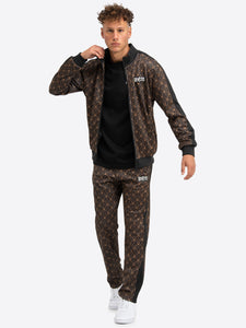 BENLEE 190798 Art Deco Jogginganzug Schwarz/ Gold