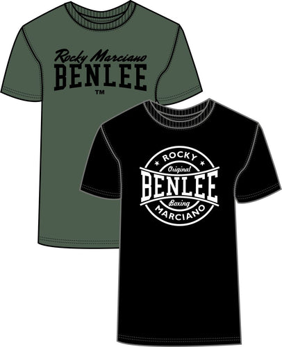 BENLEE 190805 Darcut  Doppelpack T-Shirt -  Olive / Schwarz