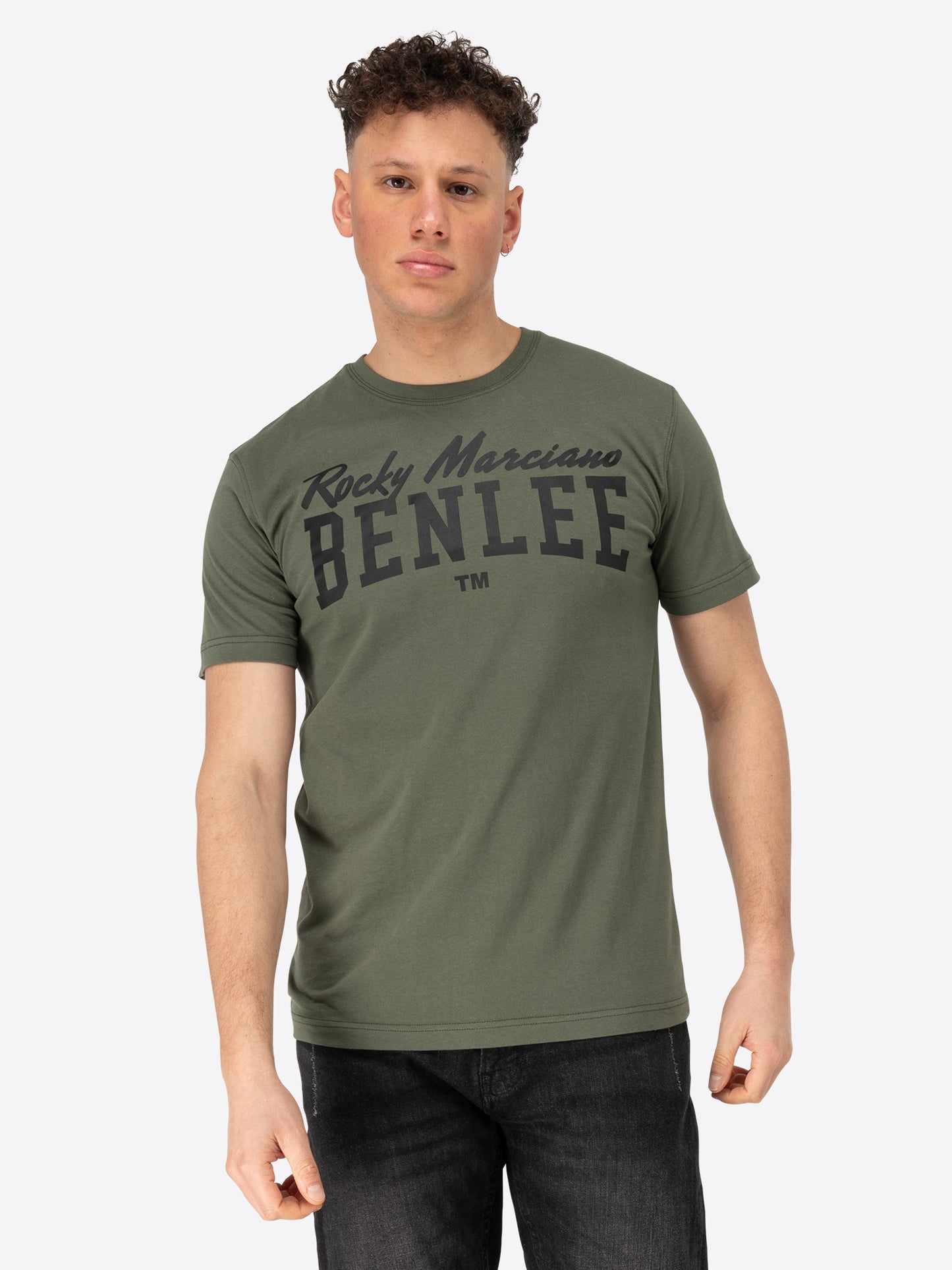 BENLEE Herren T-Shirt 2er Pack schwarz olive