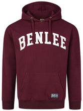 Laden Sie das Bild in den Galerie-Viewer, BENLEE 190809 Ayden Kapuzensweatshirt Oxblood
