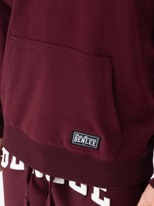 BENLEE 190809 Ayden Kapuzensweatshirt Oxblood