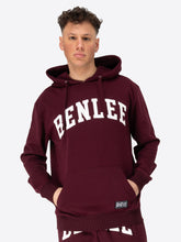 Laden Sie das Bild in den Galerie-Viewer, BENLEE 190809 Ayden Kapuzensweatshirt Oxblood
