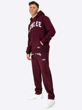 Laden Sie das Bild in den Galerie-Viewer, BENLEE 190809 Ayden Kapuzensweatshirt Oxblood
