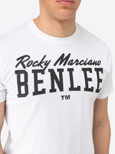 Laden Sie das Bild in den Galerie-Viewer, BENLEE 190818 Rees T-Shirt &amp; Short Set Weiss/Schwarz
