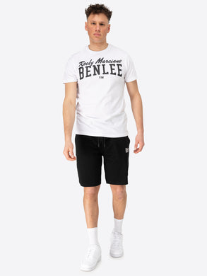 BENLEE 190818 Rees T-Shirt & Short Set Weiss/Schwarz