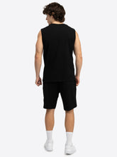 Laden Sie das Bild in den Galerie-Viewer, BENLEE 190819 Levant Singlet &amp; Shorts Set Schwarz
