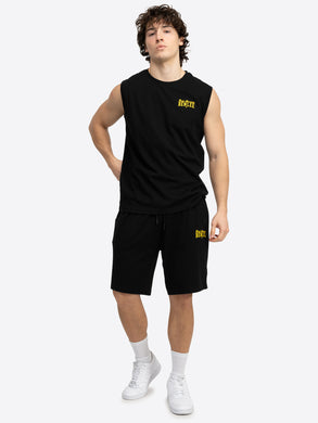 BENLEE 190819 Levant Singlet & Shorts Set Schwarz