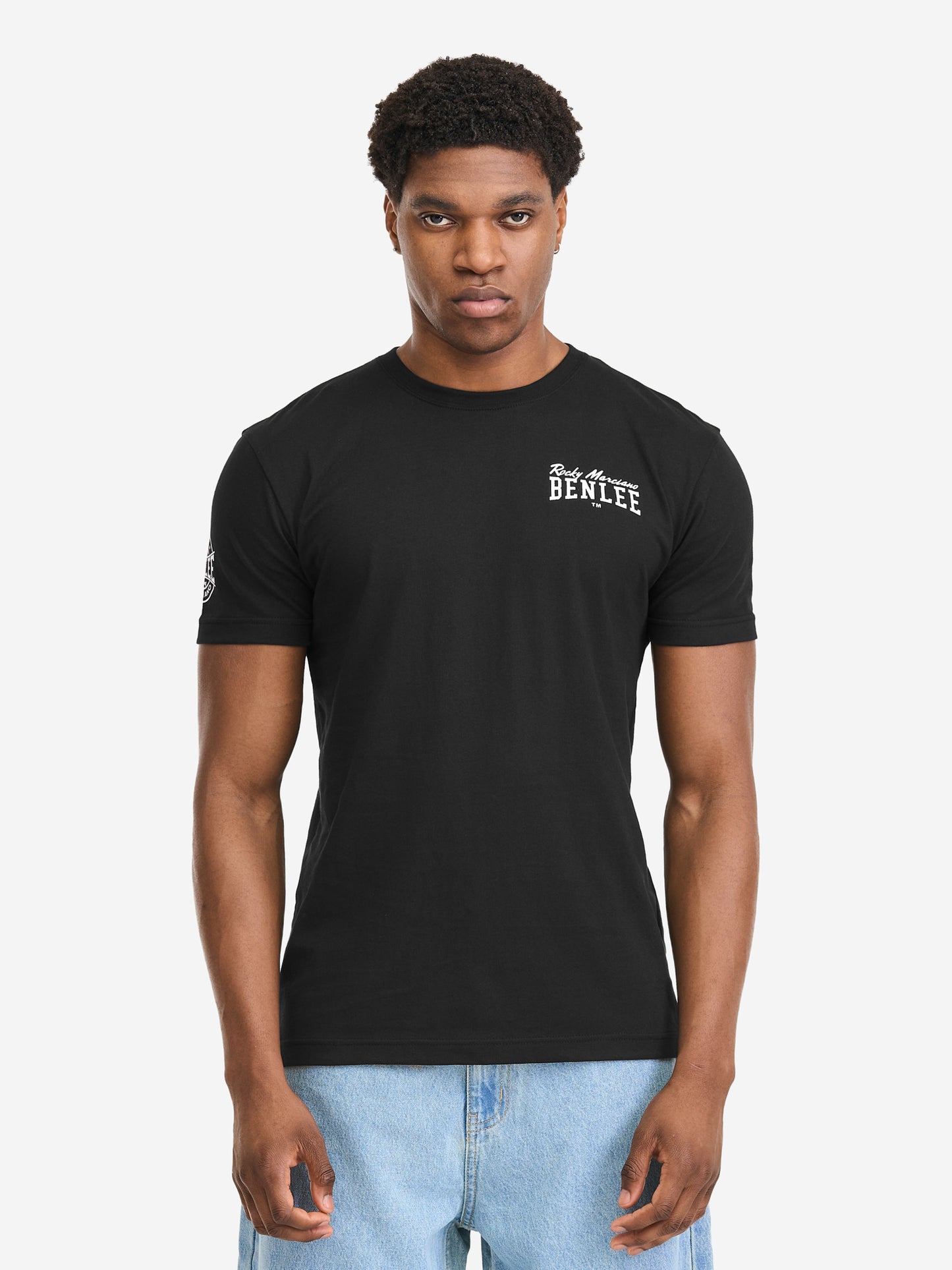 BENLEE Herren T-Shirt schwarz, normale Passform