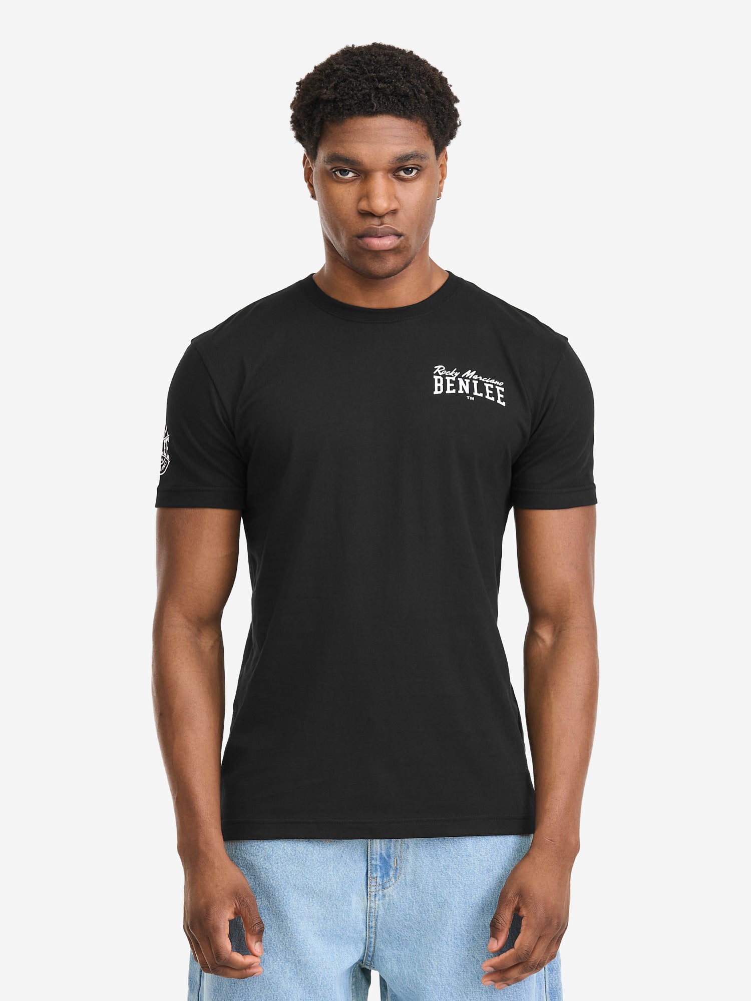BENLEE Herren T-Shirt schwarz, normale Passform