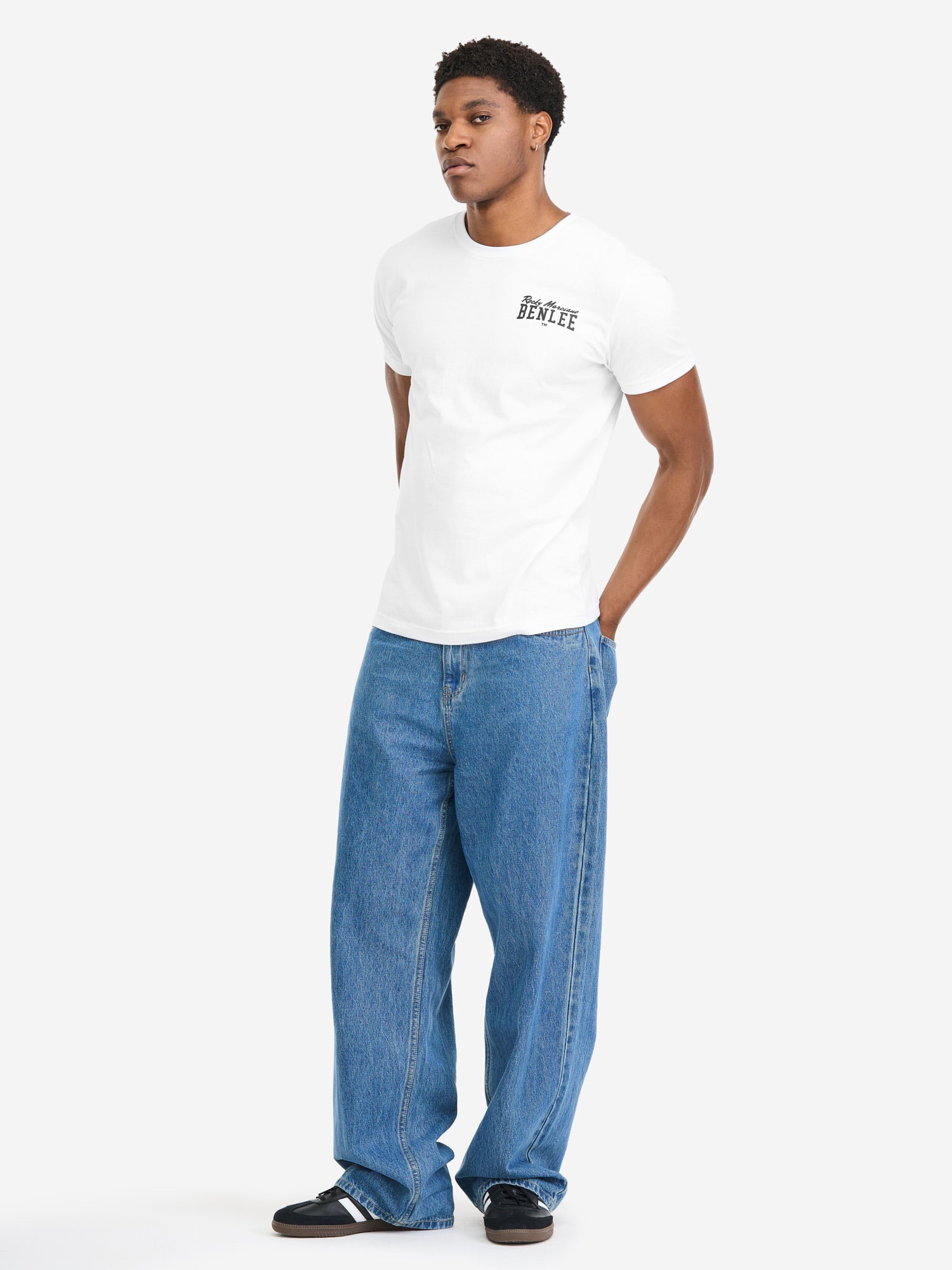 BENLEE Herren T-Shirt weiss, normale Passform
