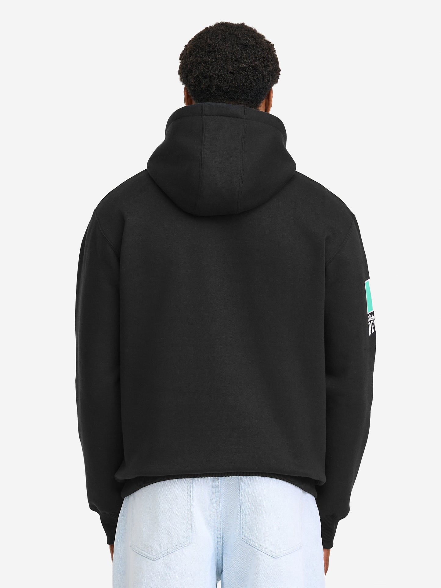 BENLEE Herren Kapuzensweatshirt schwarz normale Passform Vintage Logo Kängurutasche Hoodie