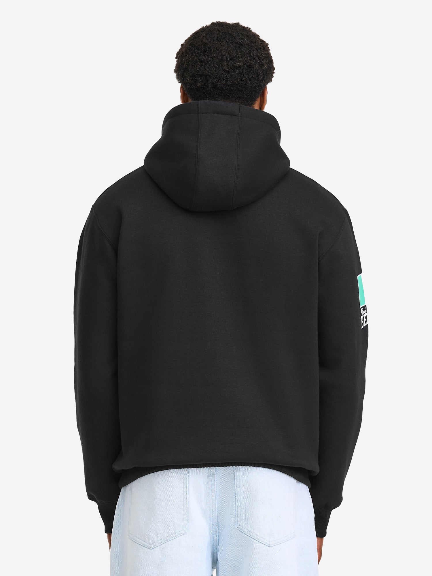 BENLEE Herren Kapuzensweatshirt schwarz normale Passform Vintage Logo Kängurutasche Hoodie