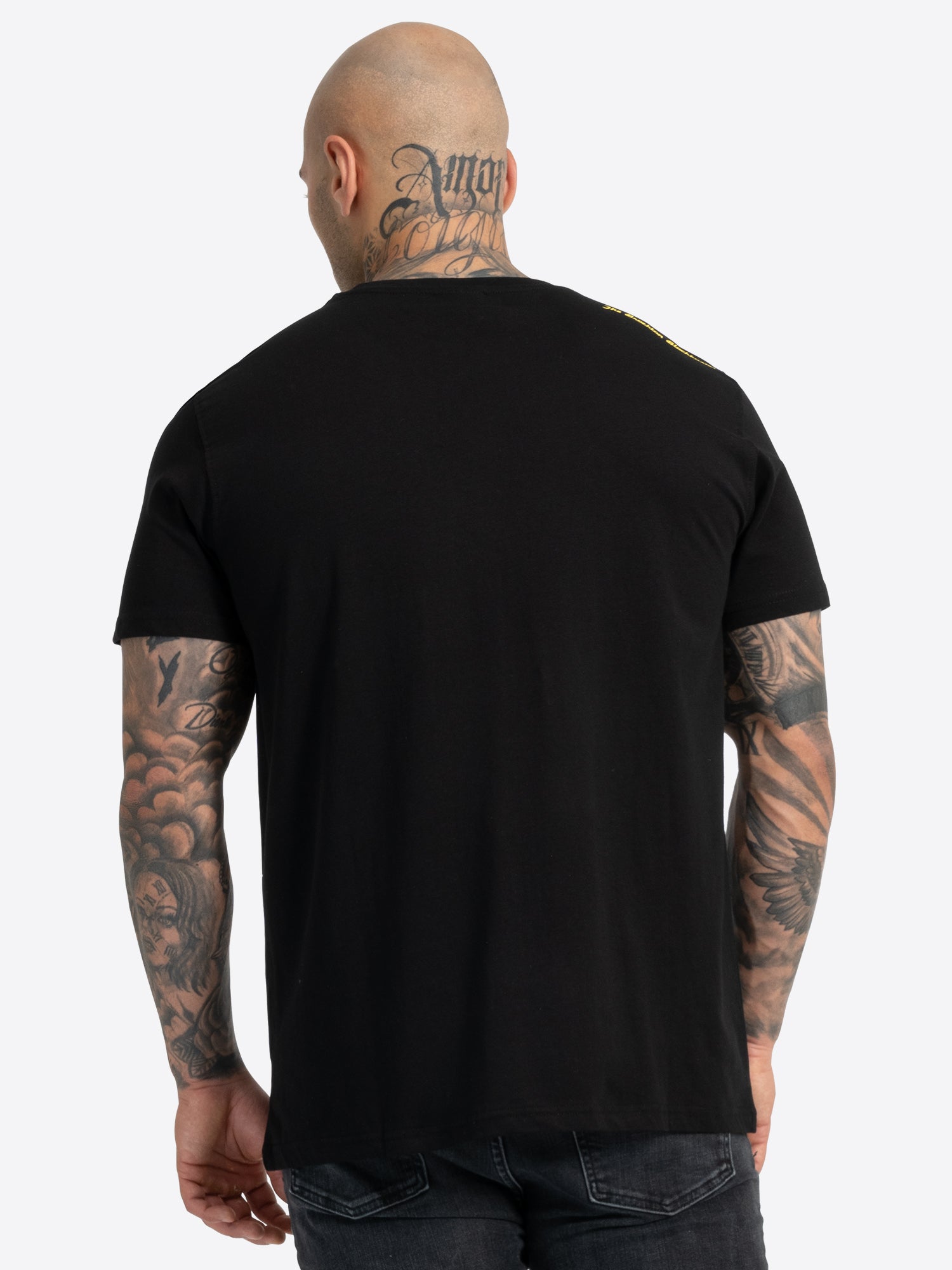 BENLEE 191085 Boxlabel T-Shirt Schwarz