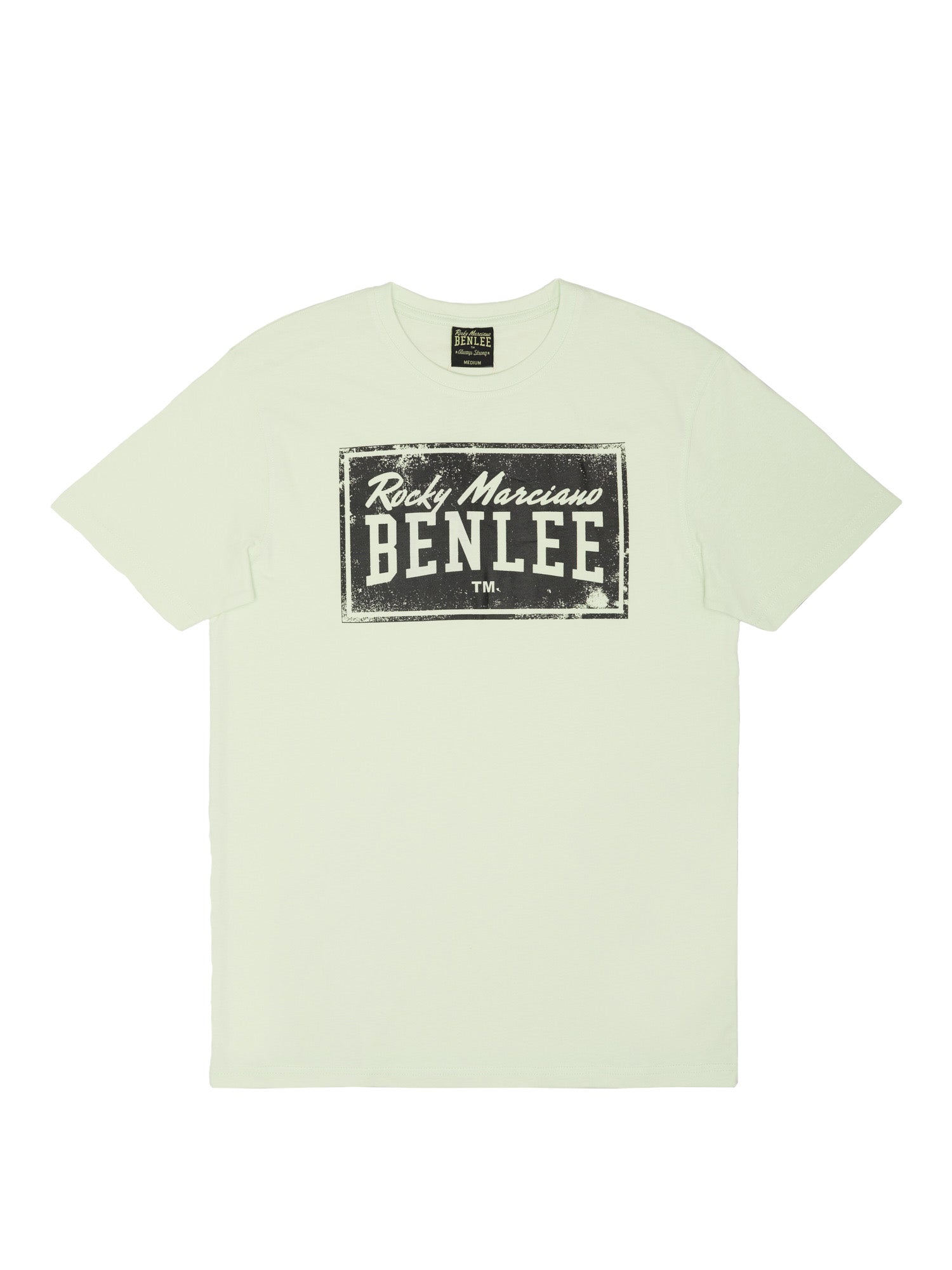 Hellgrünes Benlee T-Shirt für Herren mit Vintage Logo-Print auf der Brust