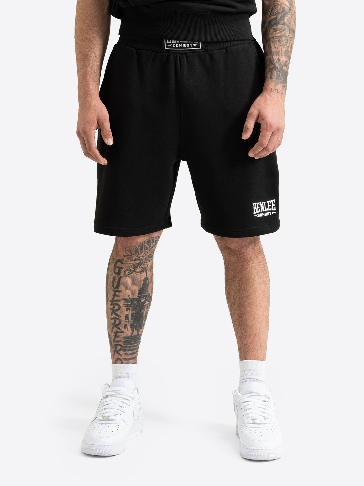 BENLEE Herren-Shorts mit normaler Passform in Schwarz.
