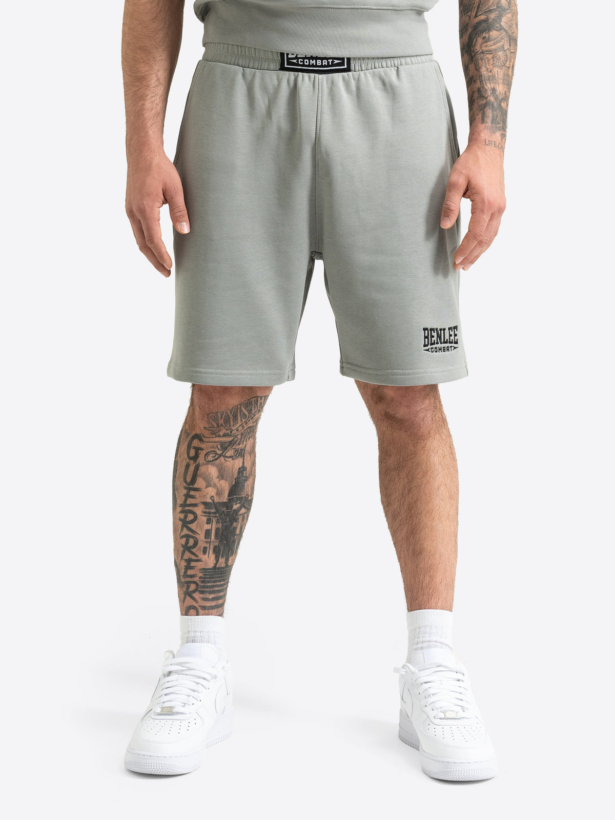 BENLEE Herren-Shorts mit normaler Passform in Grau.