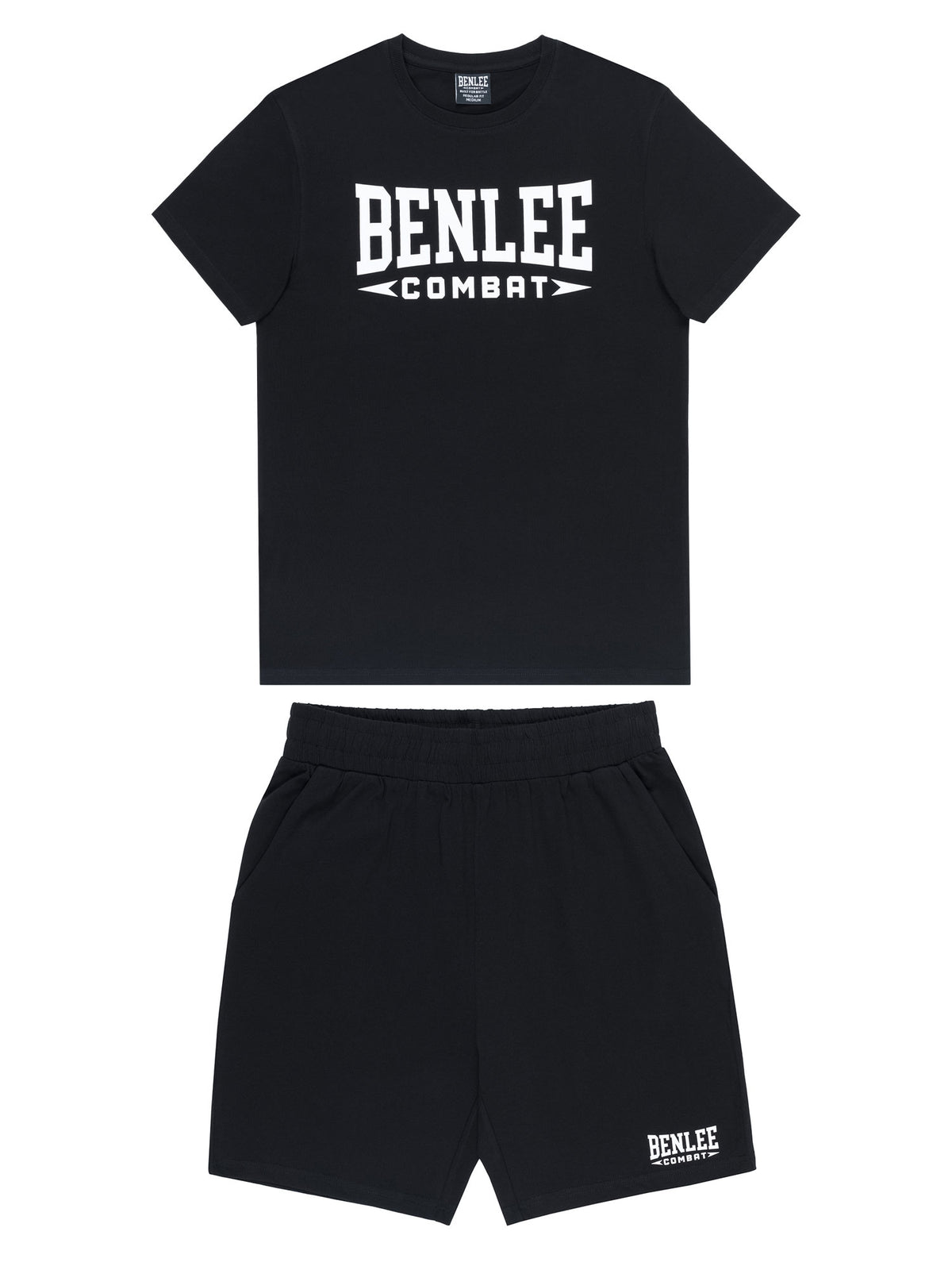 BENLEE 193013 T-Shirt & Shorts Set - Schwarz