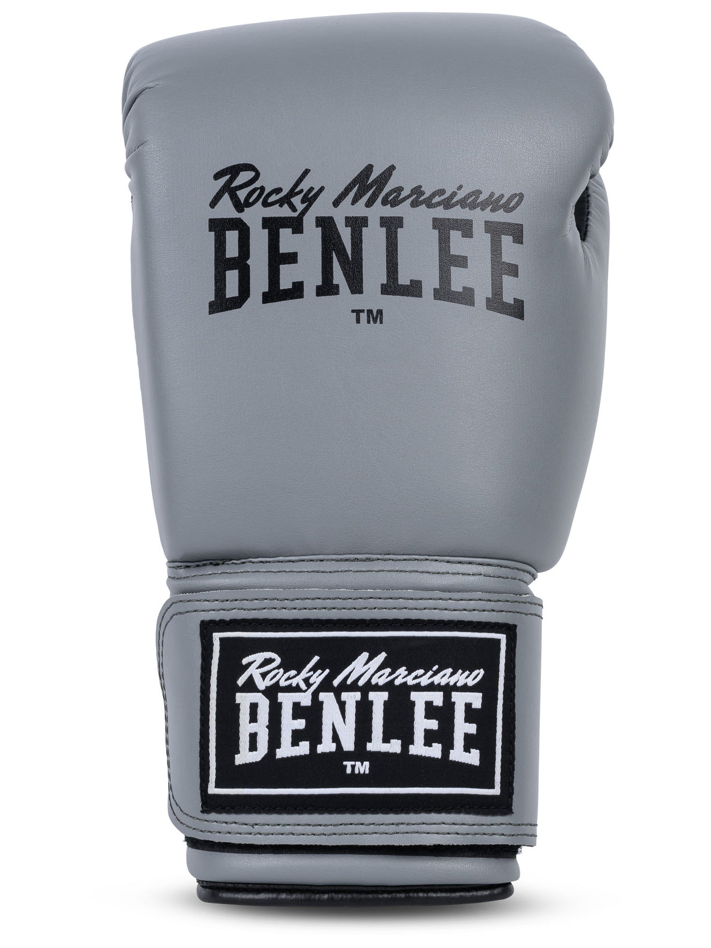 Graue BENLEE Rodney Boxhandschuhe in Schwarz-Grau.