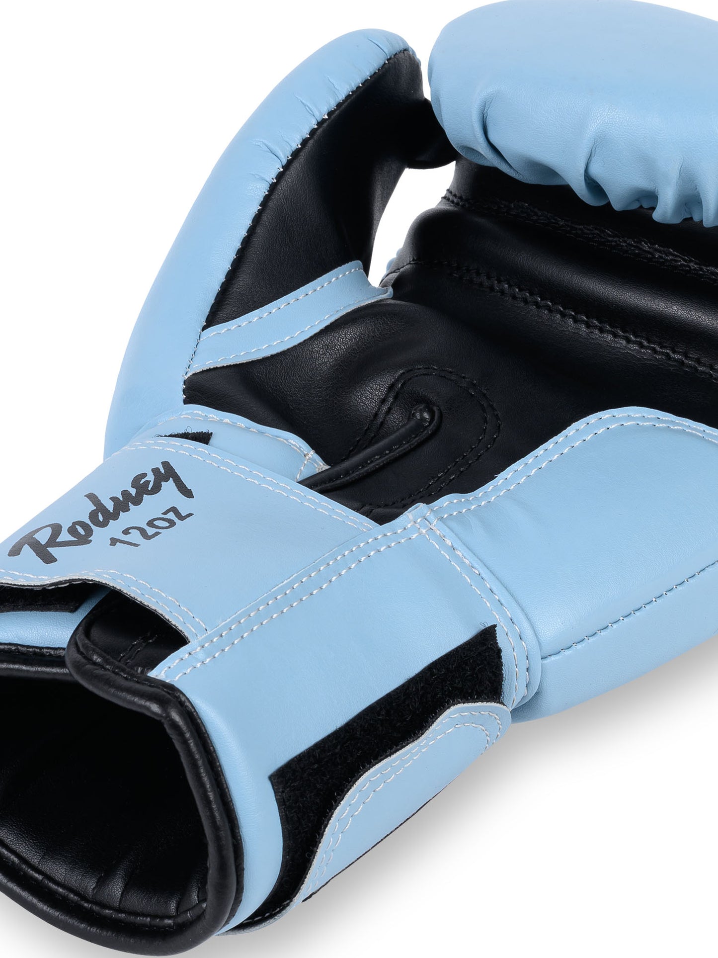 Innenansicht der powder blauen-schwarzen BENLEE Rodney Handschuhe