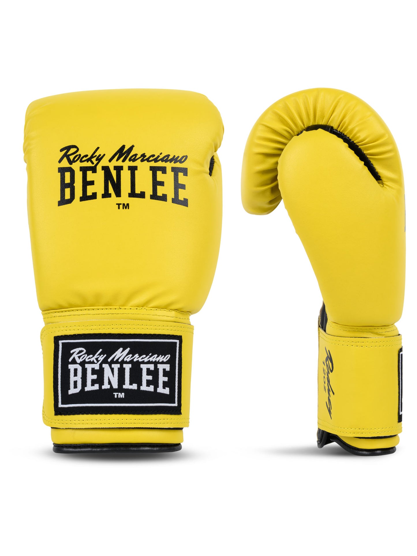 BENLEE Rodney Boxhandschuhe in Gelb-Schwarz.

