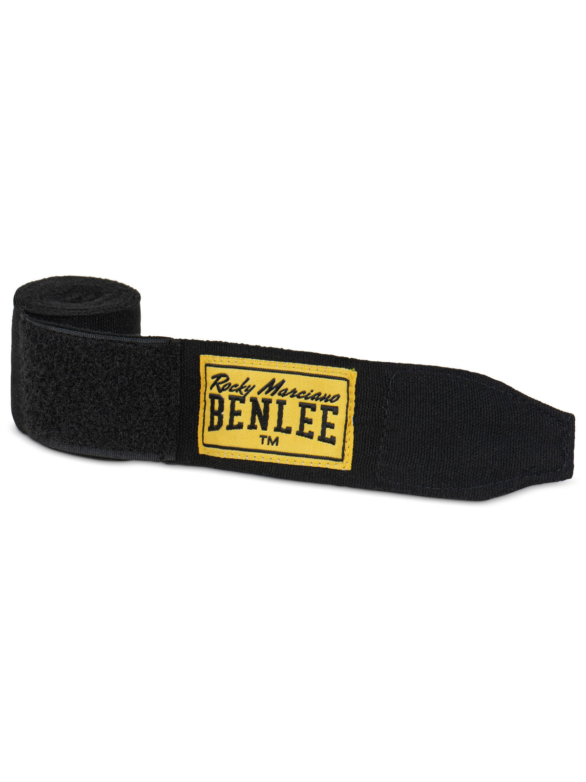 Benlee elastische Boxbandagen in Schwarz für Kampfsport und Gelenkschutz.