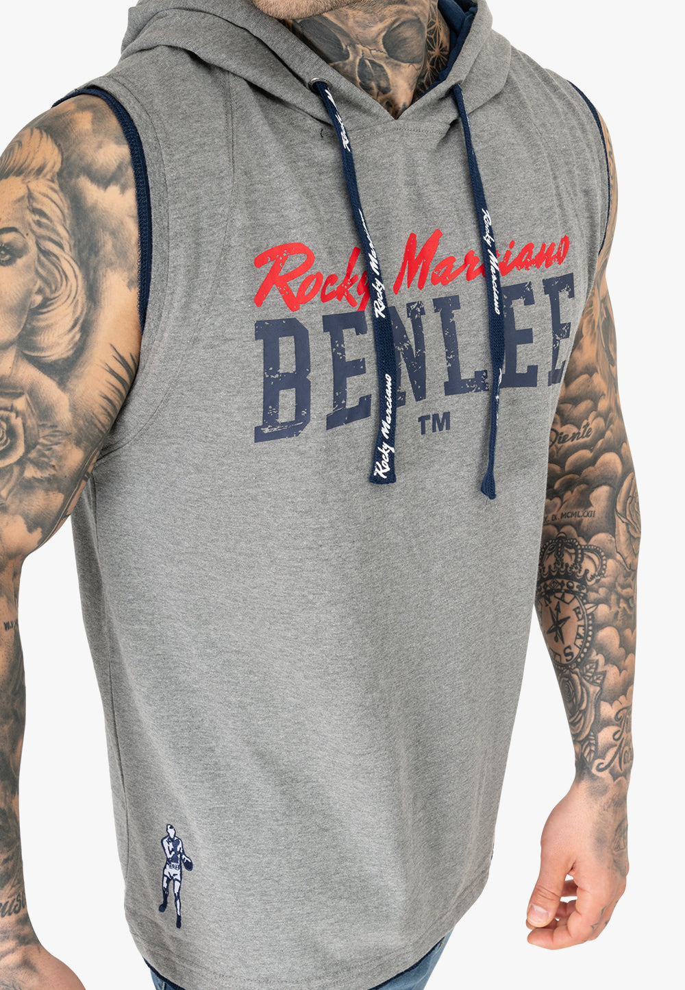 BENLEE 195004 Epperson ärmelloses T-Shirt - Marl Grey