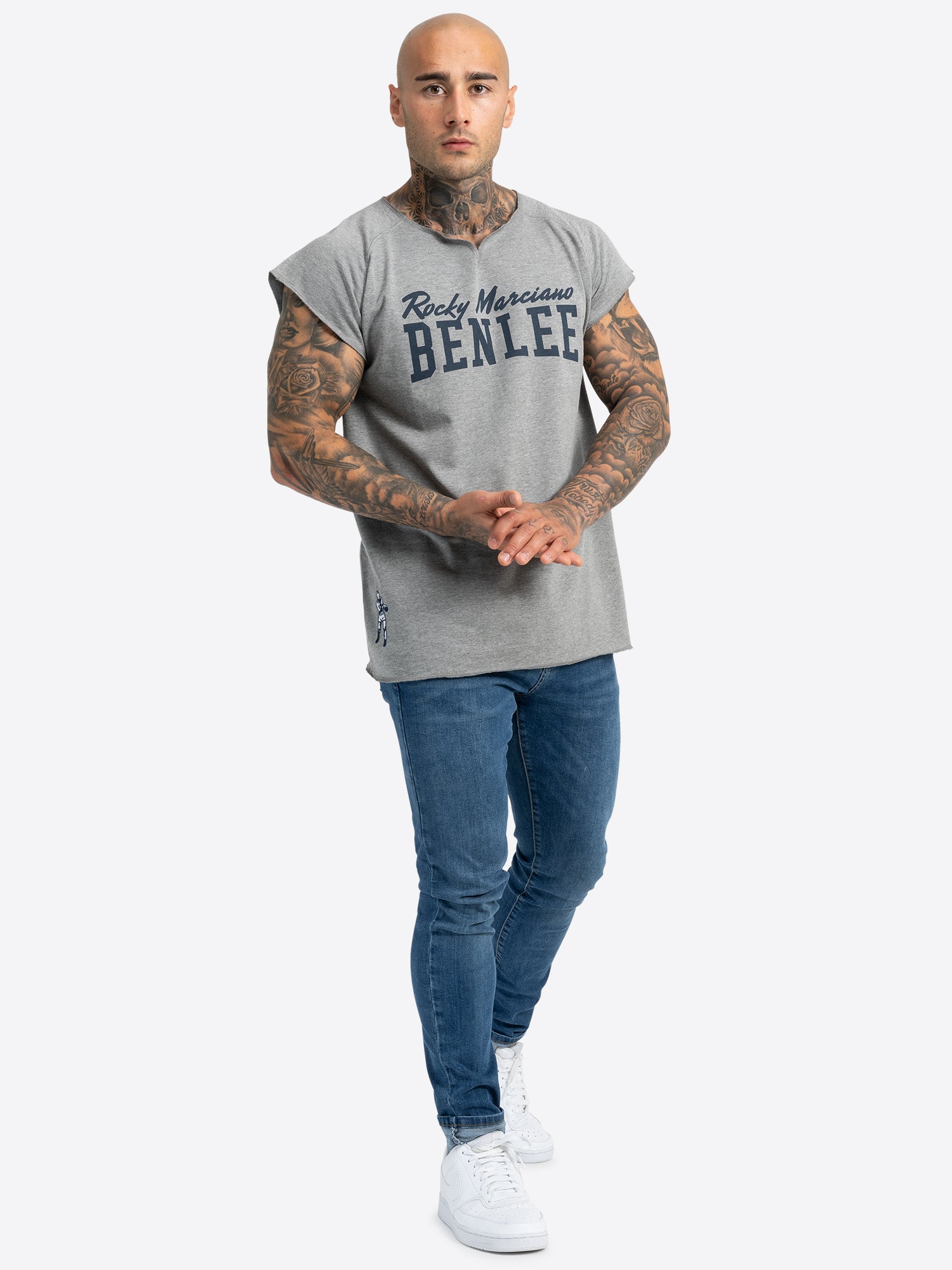 BENLEE 195005 Edwards T-Shirt Marl Grey