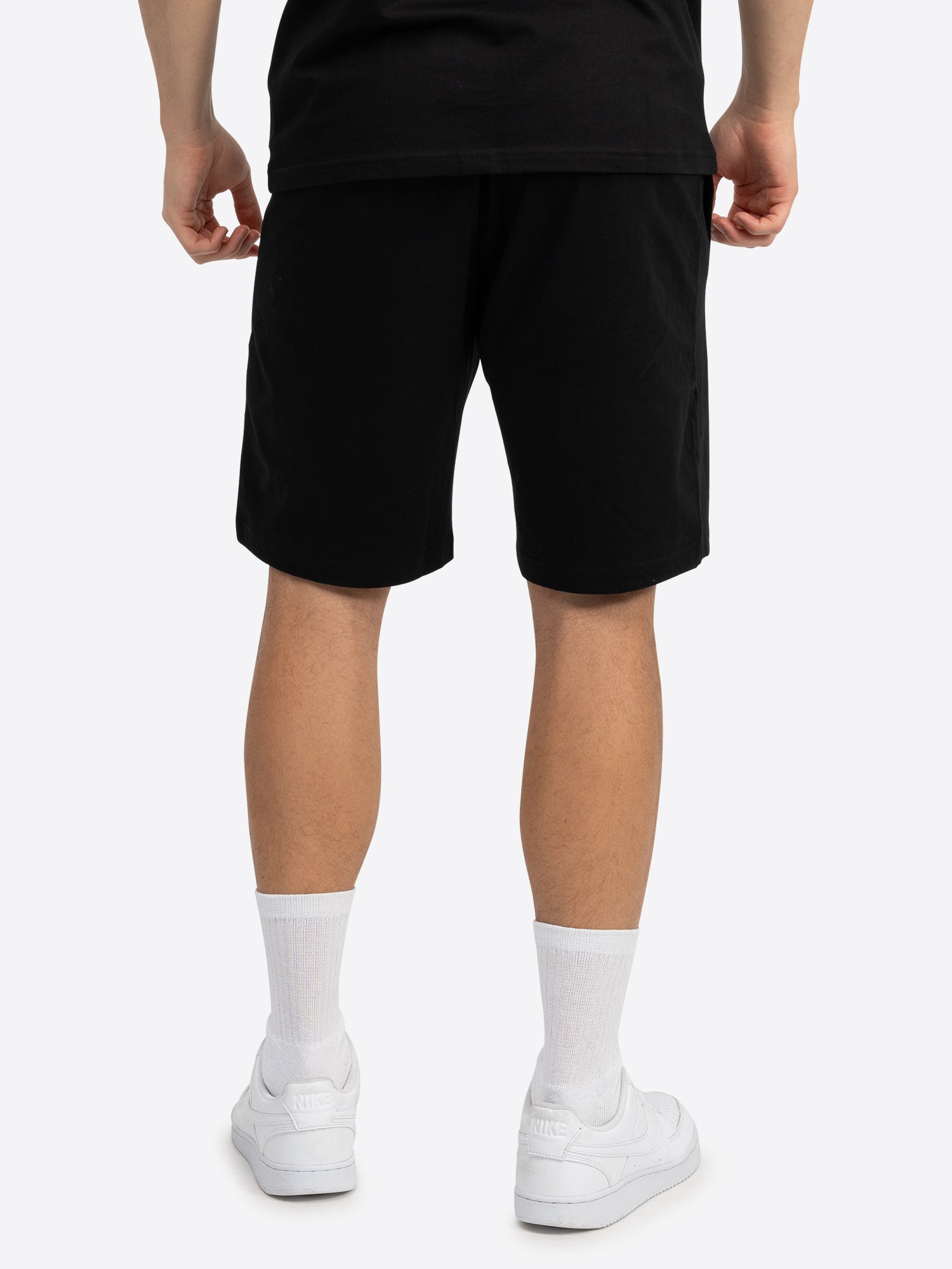 BENLEE Herren Shorts schwarz, normale Passform, Jersey Baumwolle mit Logo