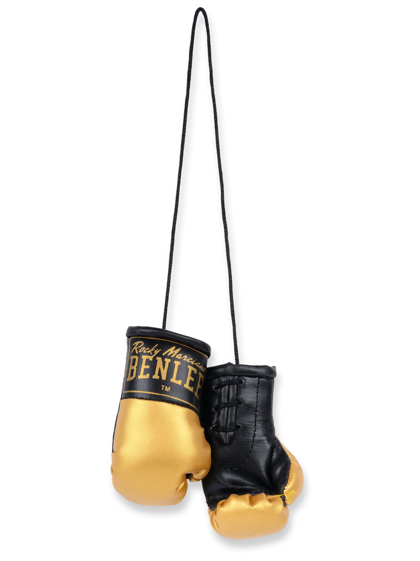 BENLEE Miniatur-Boxhandschuhe Nina Meinke in Schwarz-Gold