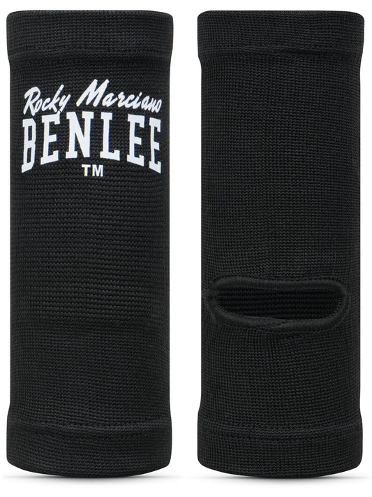 BENLEE Fussgelenkschoner Ankle in Schwarz – Elastische Bandagen zur Stabilisierung des Sprunggelenks für MMA und Thaiboxen.