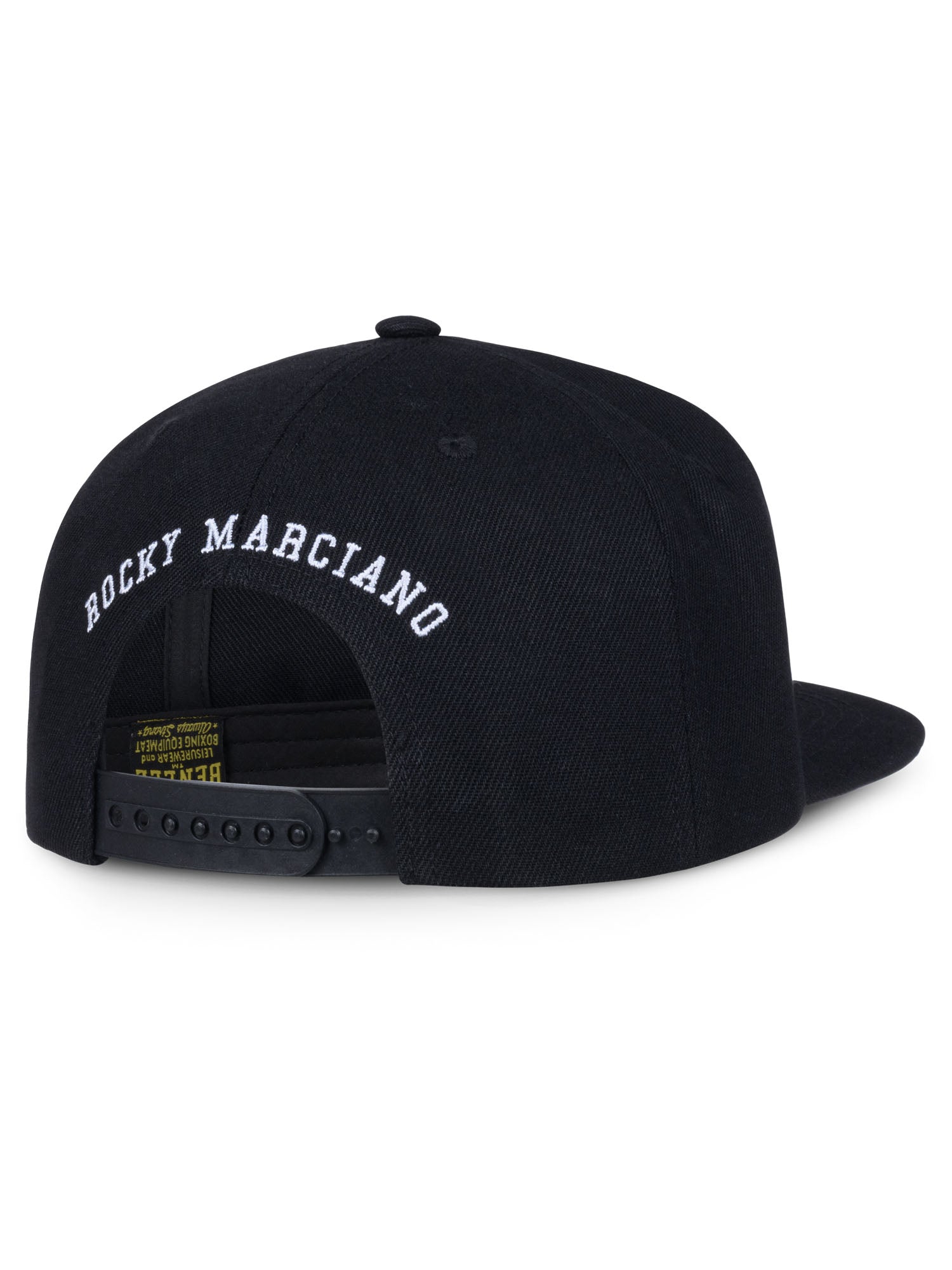 Schwarze BENLEE Snapback Cap mit Logo-Stickerei, verstellbar, Einheitsgrösse