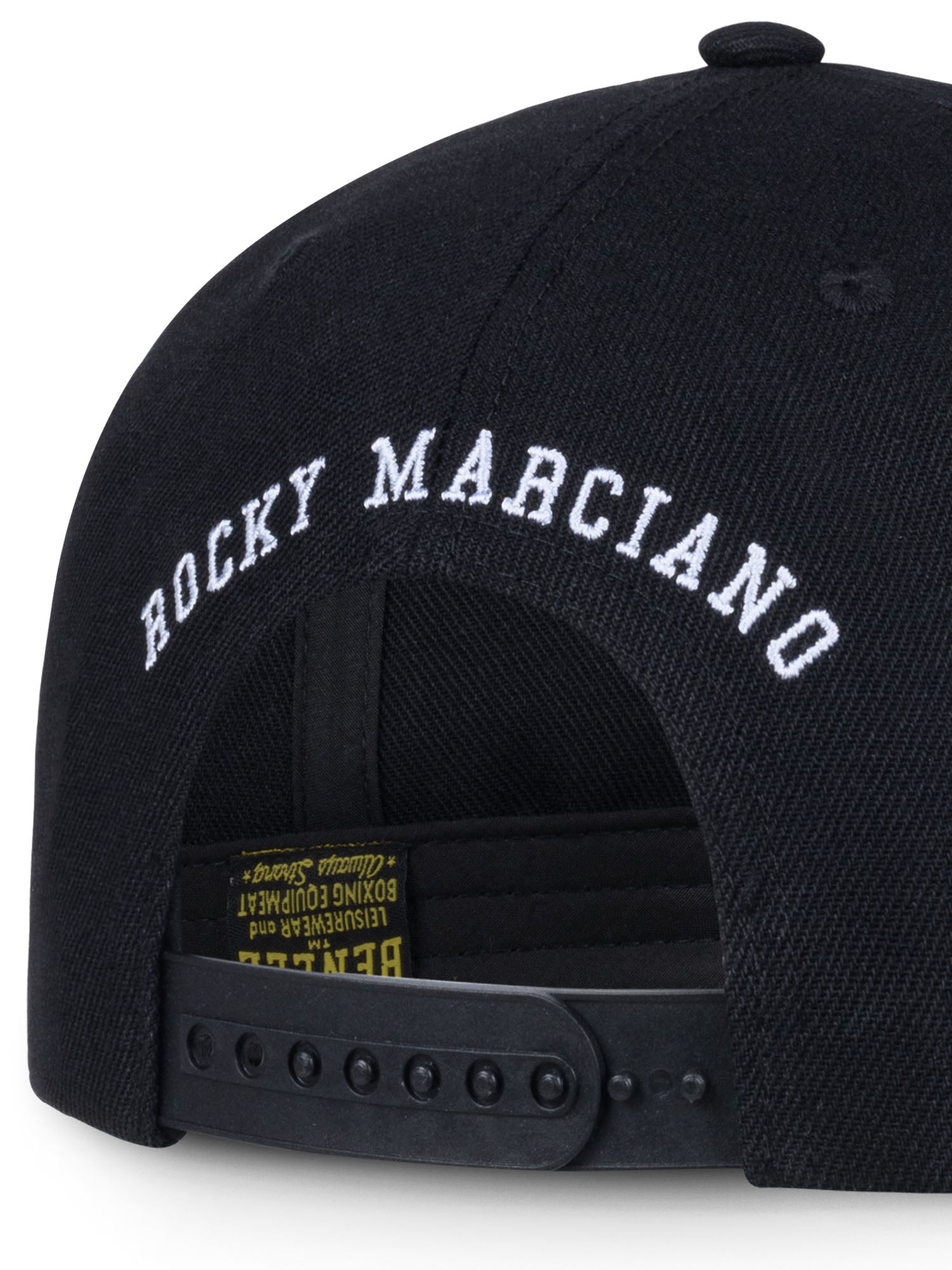 Schwarze BENLEE Snapback Cap mit Logo-Stickerei, verstellbar, Einheitsgrösse