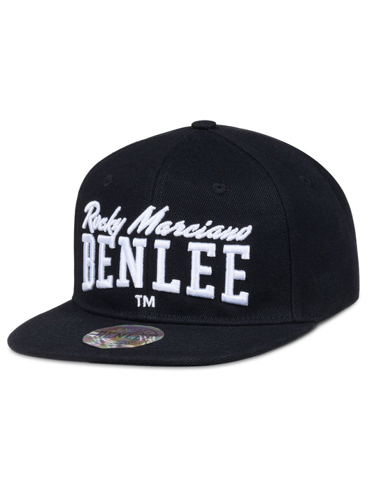 Schwarze BENLEE Snapback Cap mit Logo-Stickerei, verstellbar, Einheitsgrösse