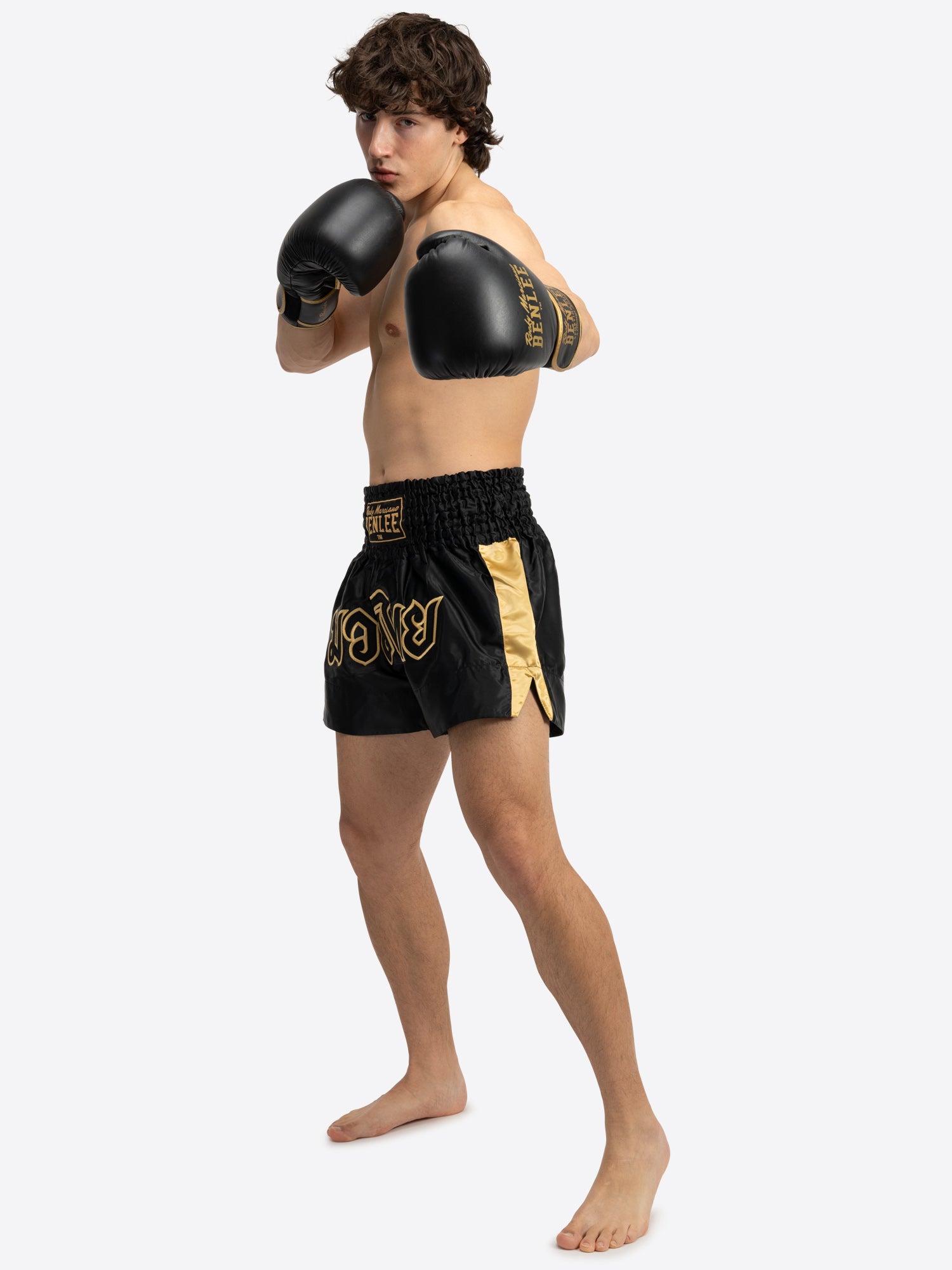 BENLEE 199215 Goldy Thaibox-Hose Schwarz
